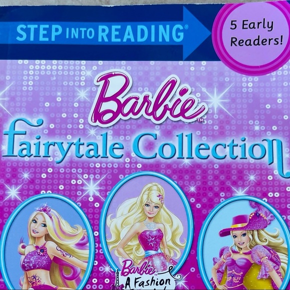 Barbie Fairytale Collection Step Into Reading 5 Story Book Collection - Picture 11 of 12